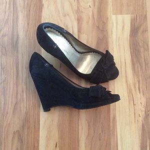 Jessica Simpson Suede Wedge Heels